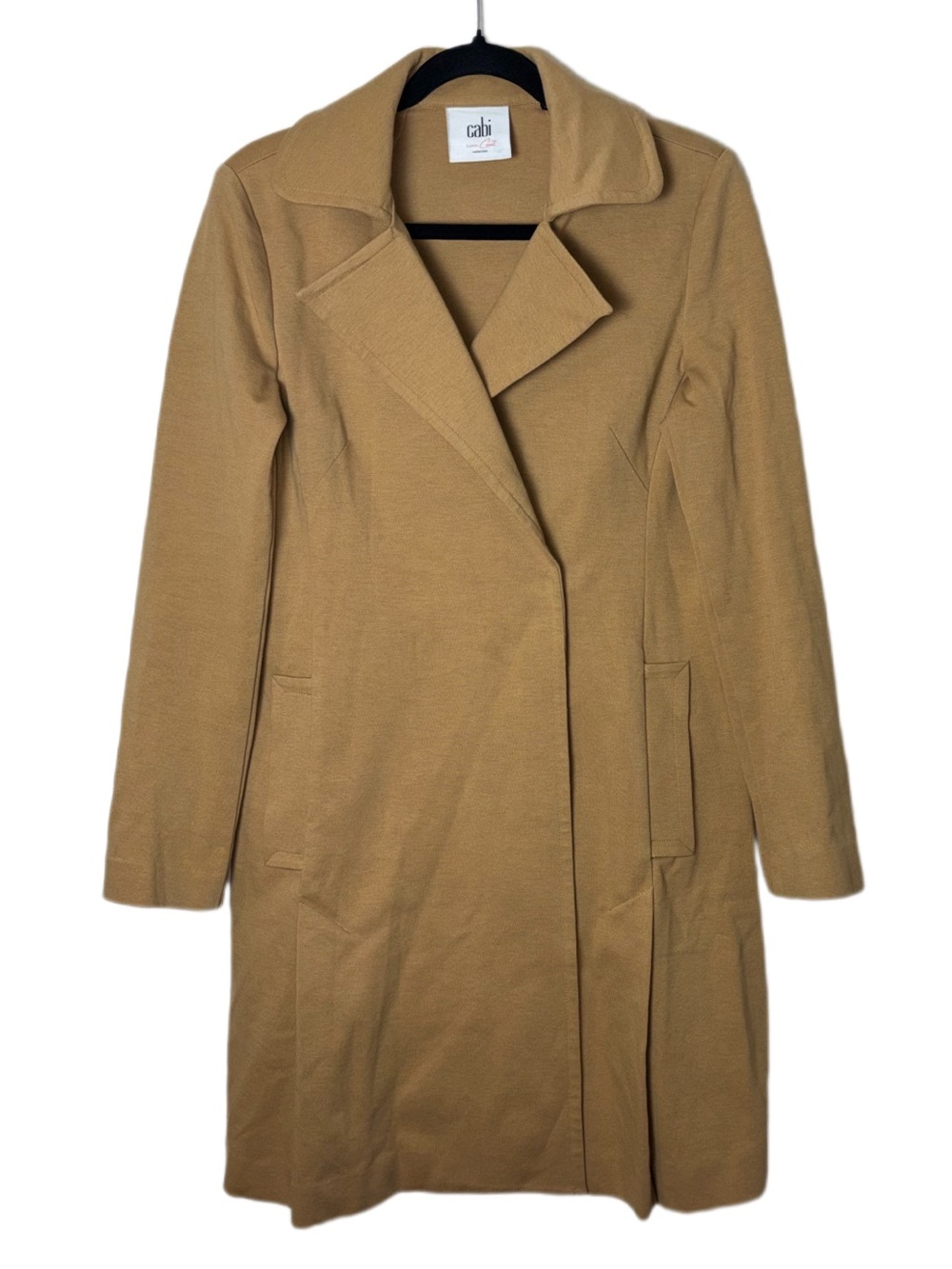Cabi Casablanca Trench Coat Tan Camel Women's Size Small Style #3037